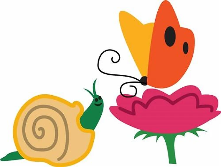 BUTTERFLY FLOWER SNAIL