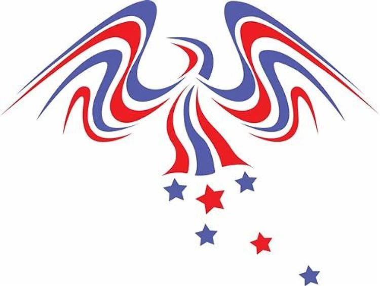 EAGLE WITH STARS