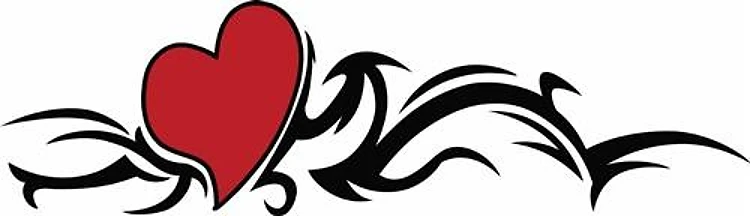 ABOVE POCKET HEART