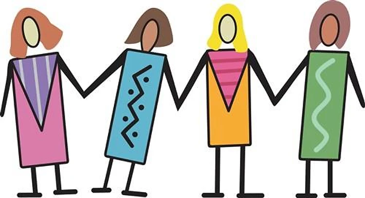 WOMEN HOLDING HANDS