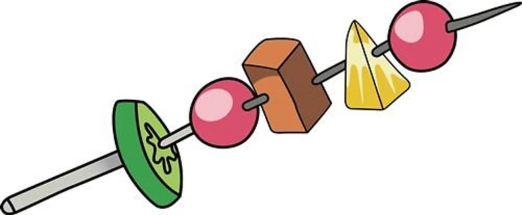 VEGETABLES ON A STICK
