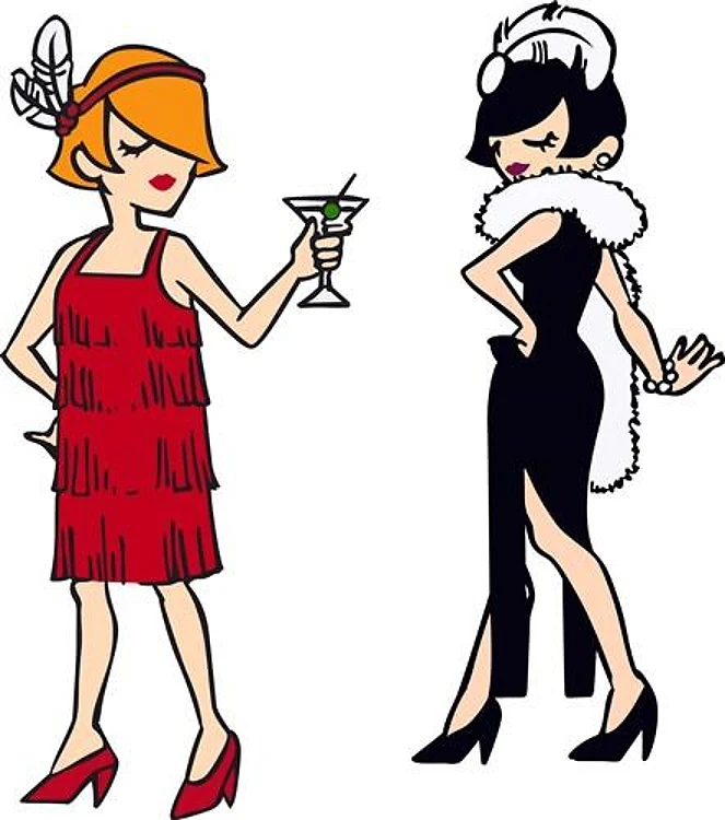 VINTAGE FASHION FLAPPERS