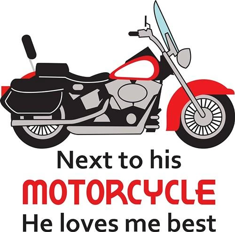 NEXT TO HIS MOTORDYCLE
