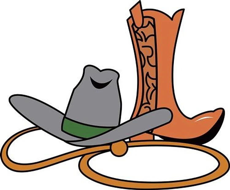 COWBOY HAT AND BOOTS