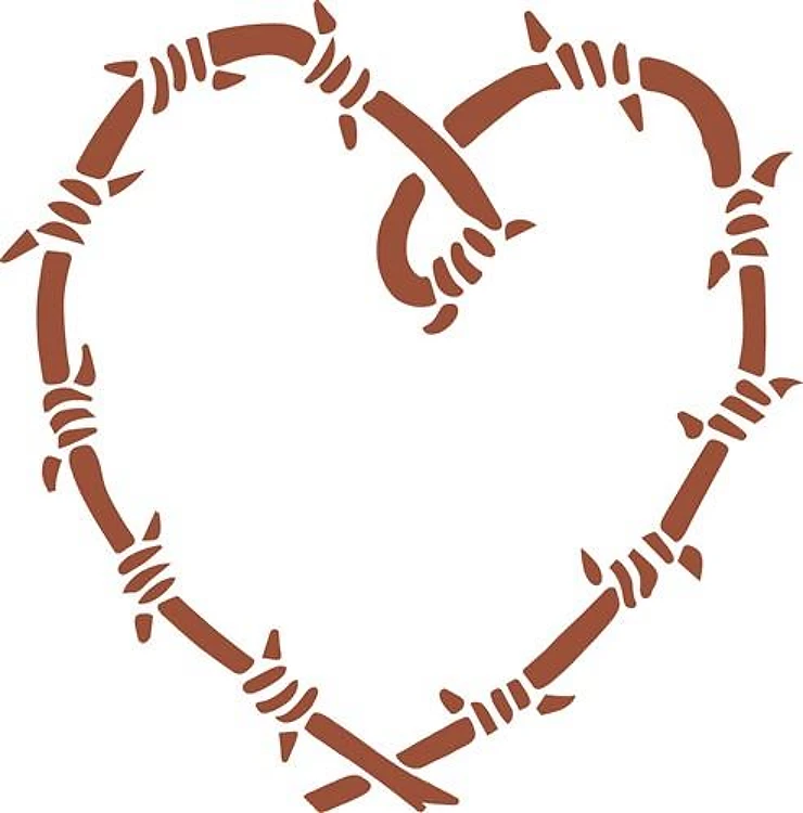 BARBED WIRE HEART