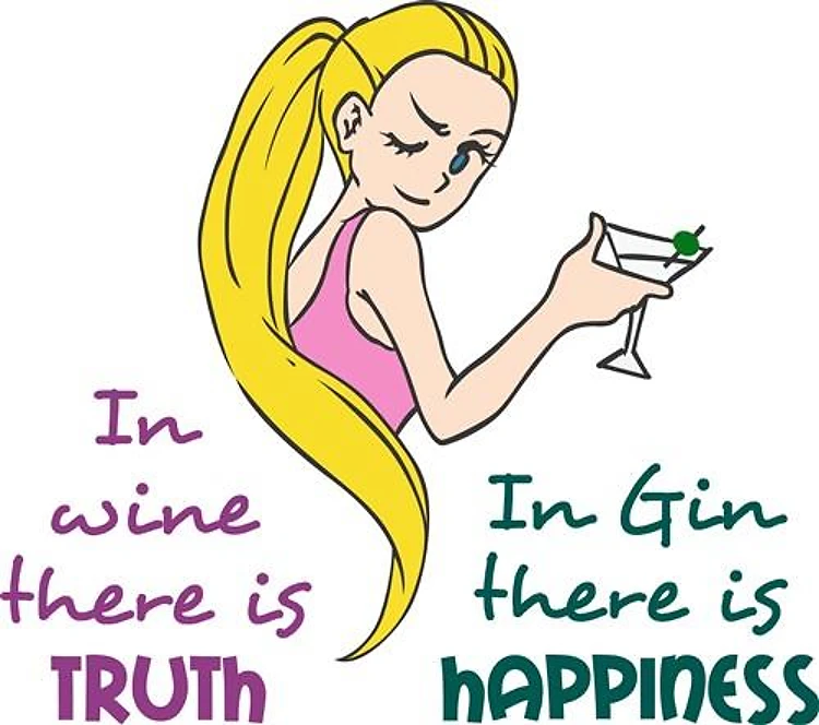 IN GIN THERE IS HAPPINESS