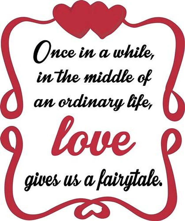 LOVE GIVES US A FAIRYTALE