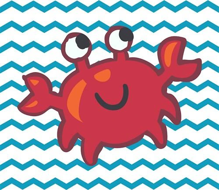 CUTE CRAB IN WATER