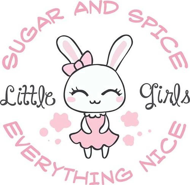 GIRL BUNNY SUGAR AND SPICE