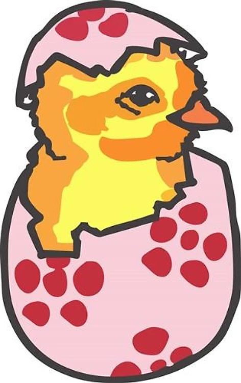CHICK IN EASTER EGG