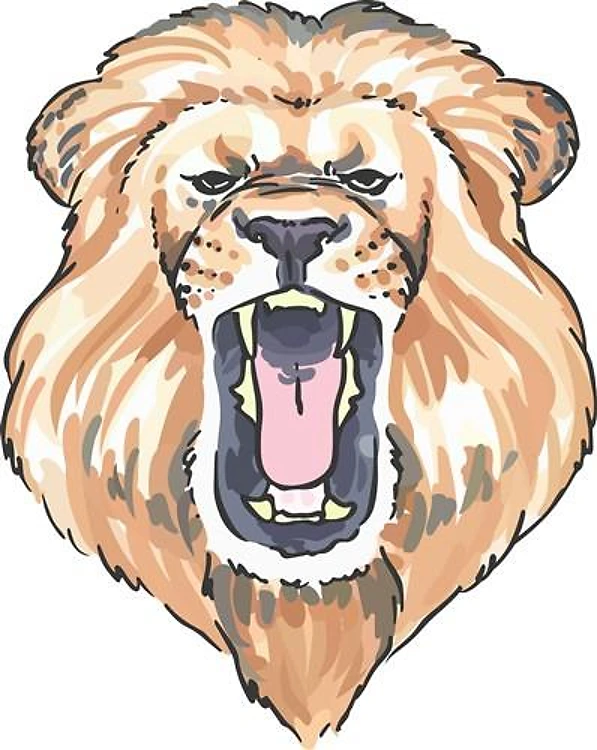 LION ROARING