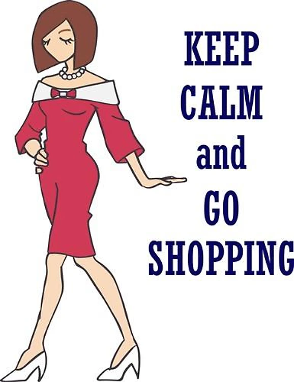 KEEP CALM GO SHOPPING