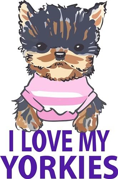 I LOVE MY YORKIES