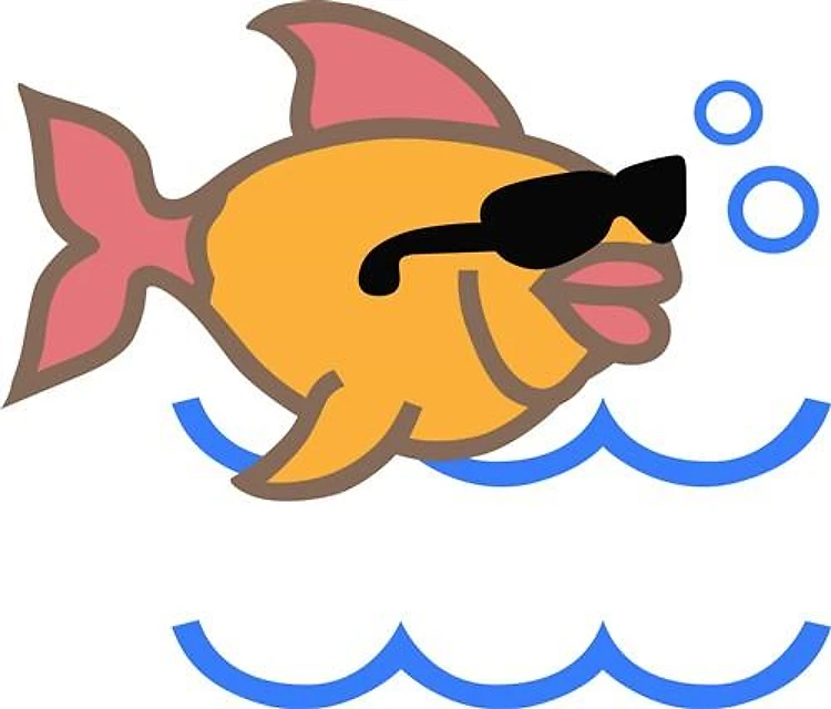 FISH APPLIQUE NAMEDROP