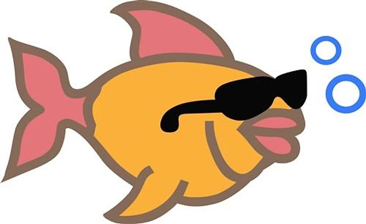 COOL FISH APPLIQUE