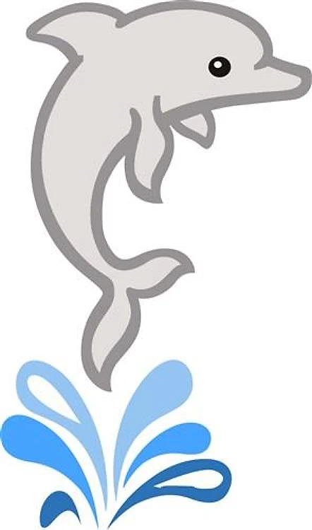 DOLPHIN APPLIQUE SPLASH