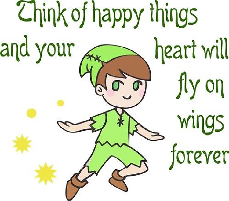 THINK OF HAPPY THINGS