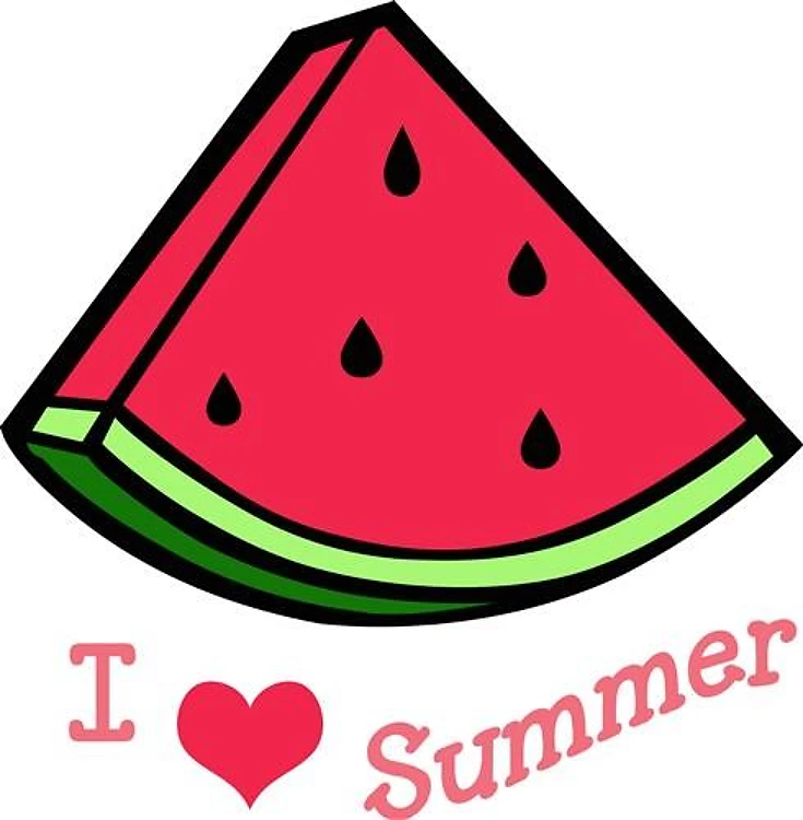 I LOVE SUMMER APPLIQUE