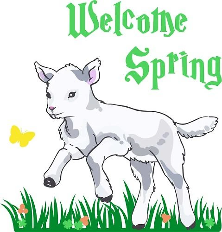 WELCOME SPRING LAMB