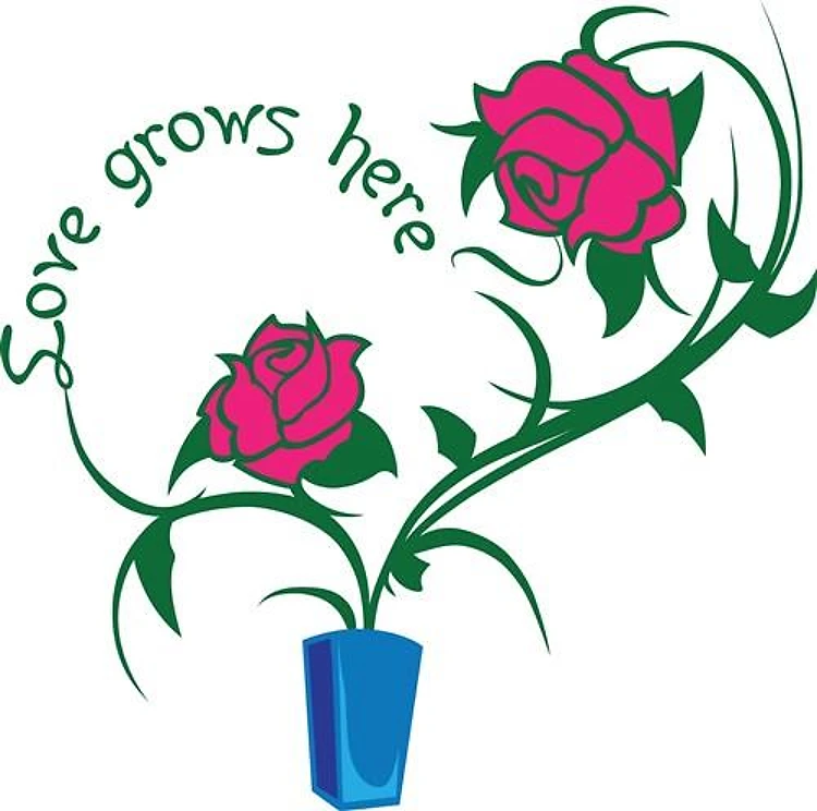 LOVE GROWS HERE