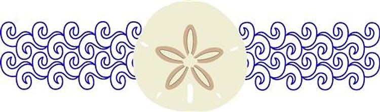 SAND DOLLAR ON WAVES