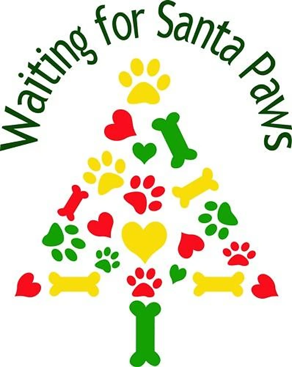 Waiting For Santa Paws