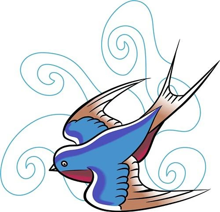 Swallow In Sky