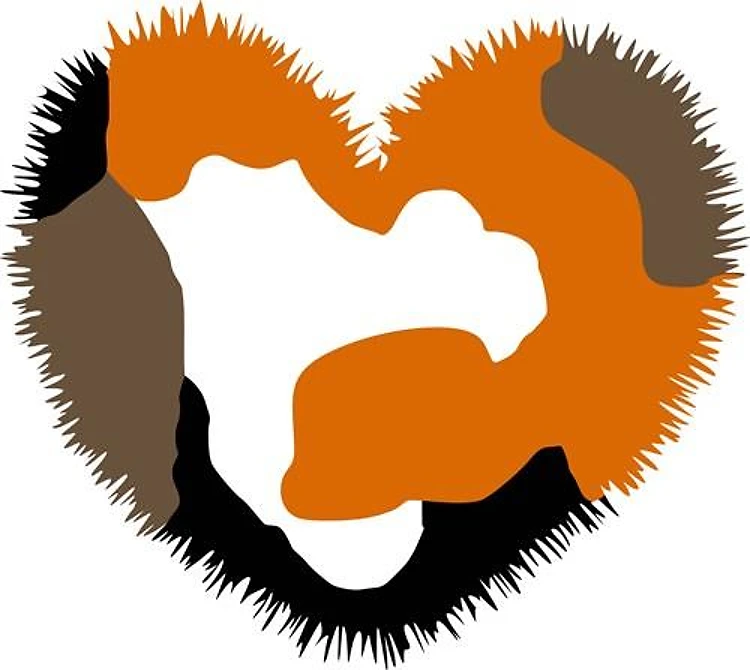 Calico Cat Heart