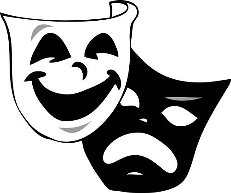 Tragedy Comedy Masks