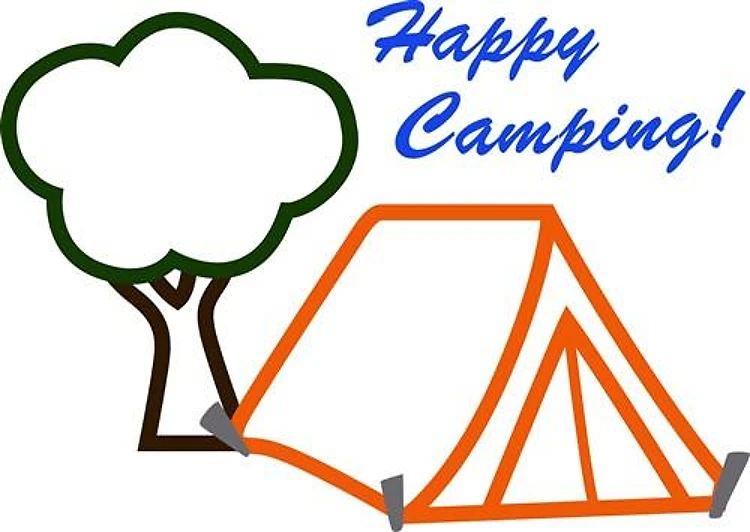 Happy Camping Applique