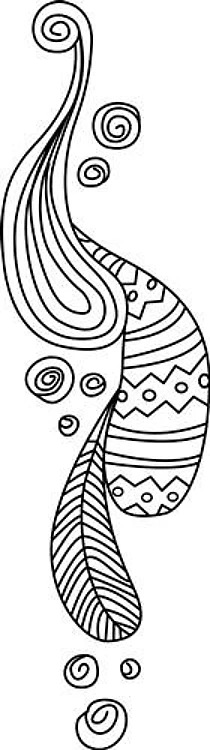 Vertical Paisley