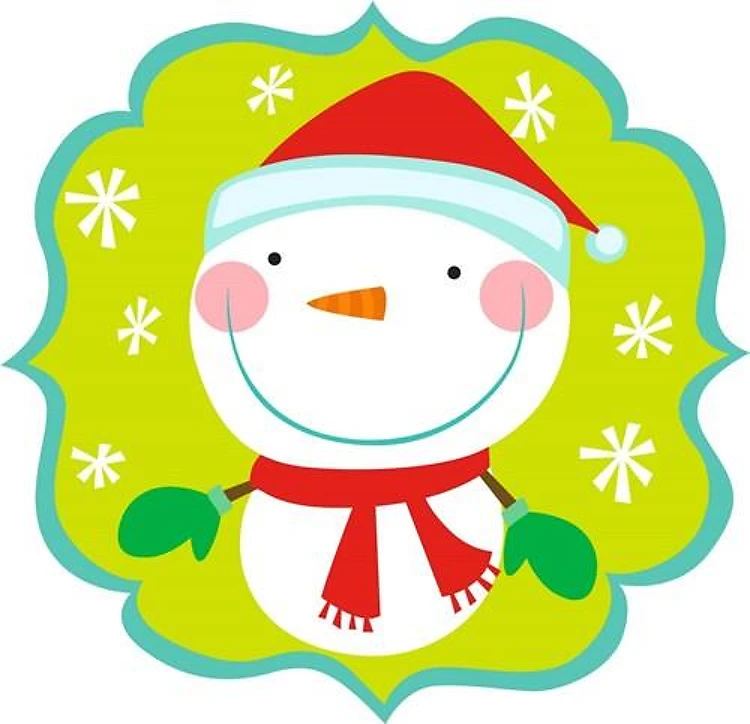 FRAMED SNOWMAN