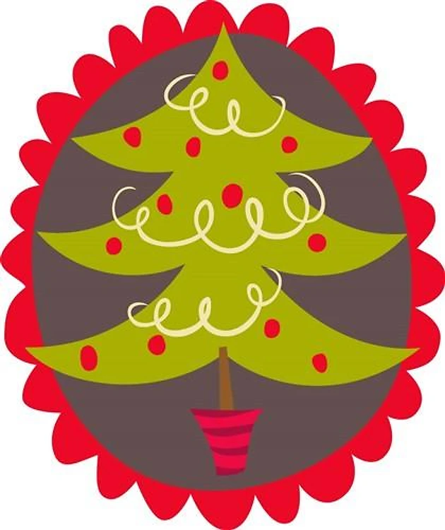 CHRISTMAS TREE MEDALLION