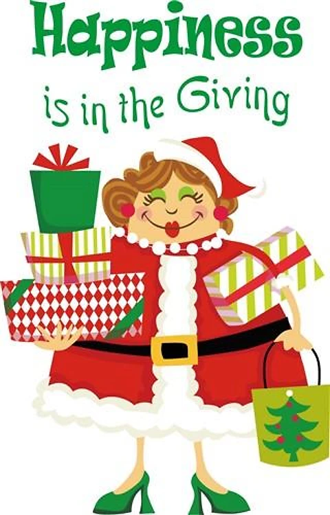 HAPPINESS IS IN THE GIVING