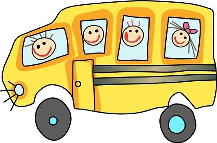 CHILDREN ON SCHOOL BUS