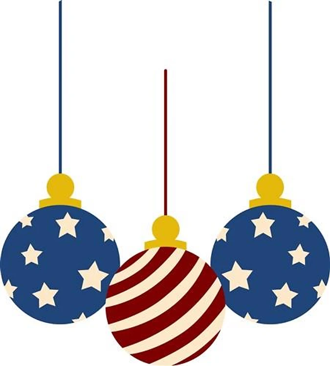 PATRIOTIC ORNAMENTS