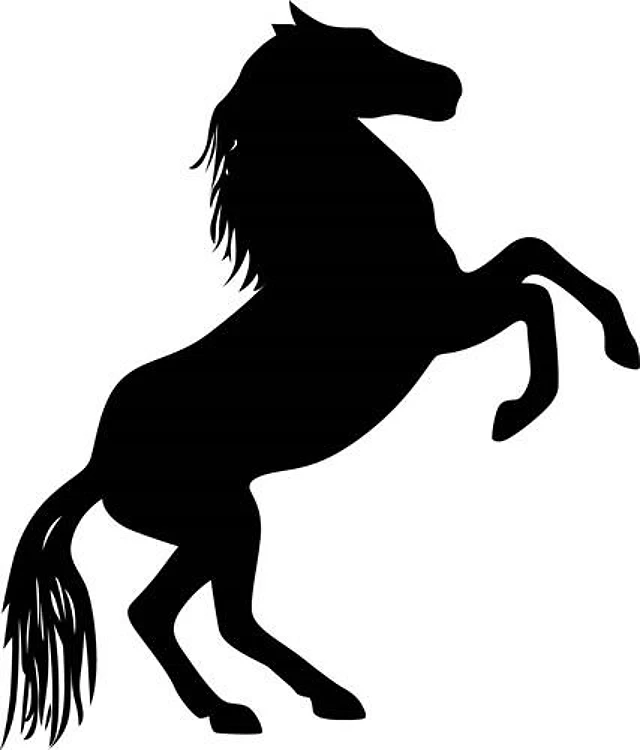 SMALL REARING HORSE