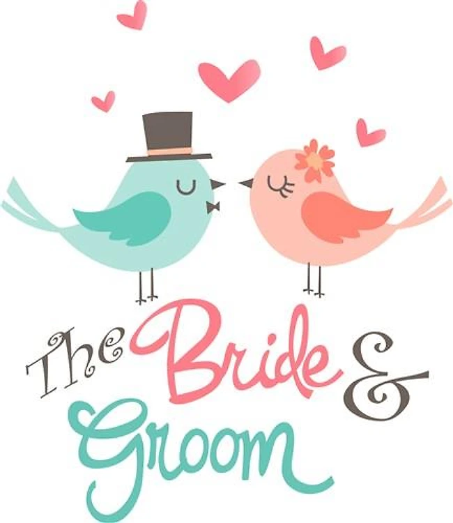 THE BRIDE AND GROOM