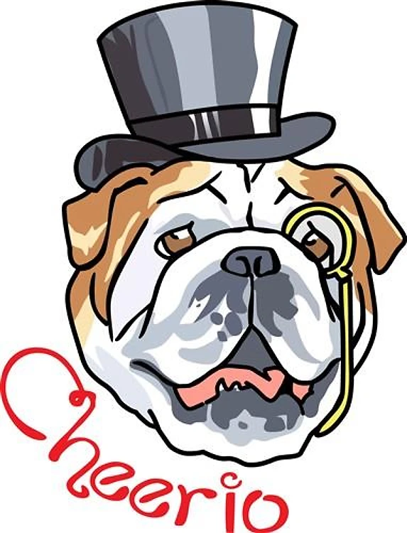 ENGLISH BULLDOG CHEERIO