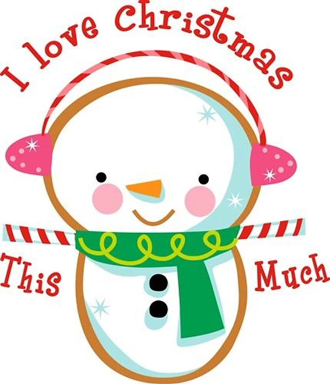 LOVE CHRISTMAS APPLIQUE