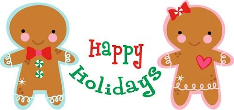 HAPPY HOLIDAYS GINGERBREAD
