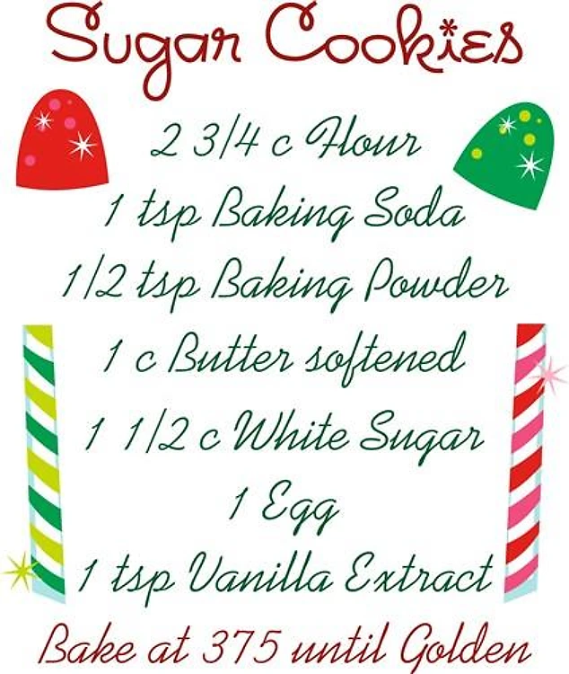 SUGAR COOKIE RECIPE