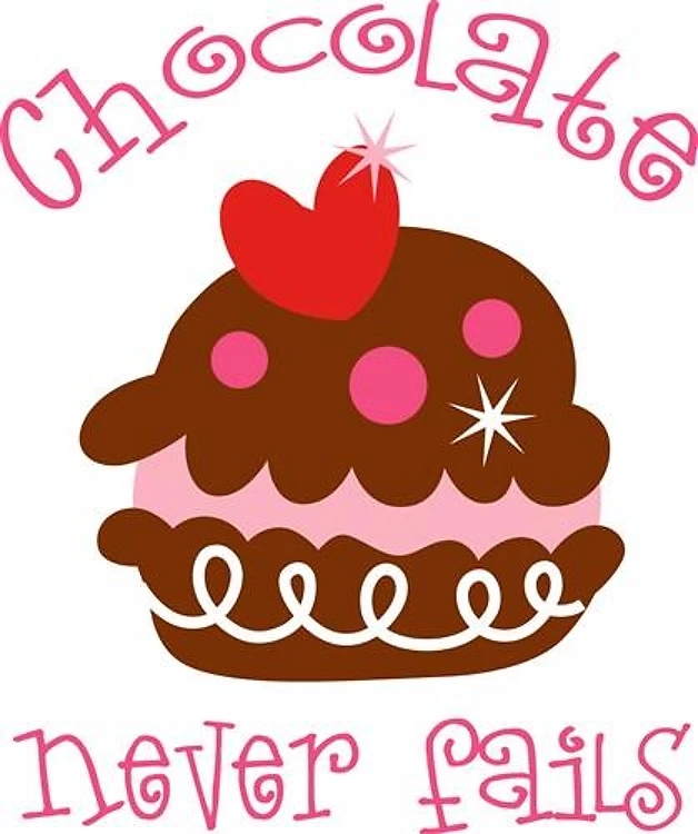 CHOCOLATE NEVER FAILS