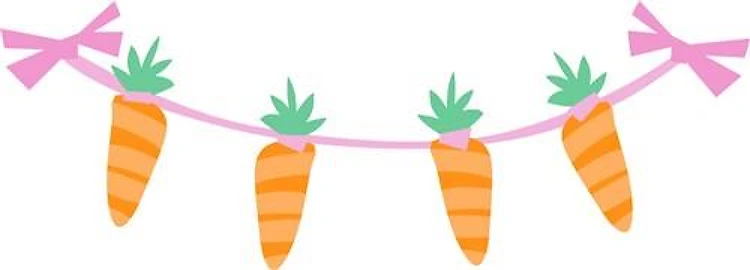 EASTER CARROT GARLAND