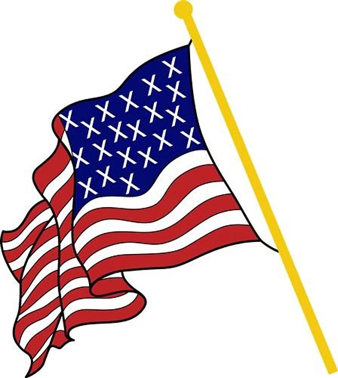 AMERICAN FLAG WAVING