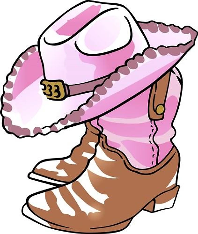 COWGIRL BOOTS AND HAT