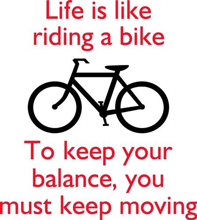LIFE IS LIKE RIDING