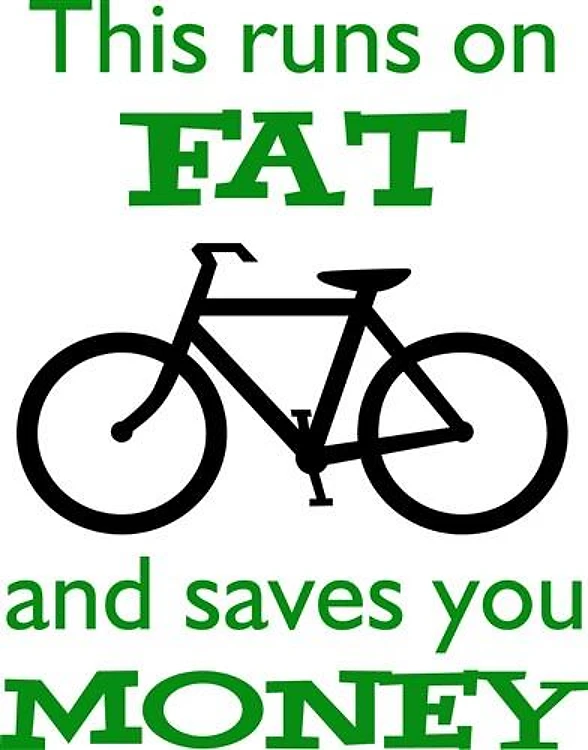 BICYCLE RUNS ON FAT