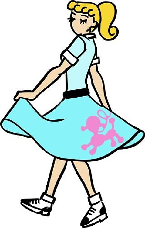 POODLE SKIRT GIRL