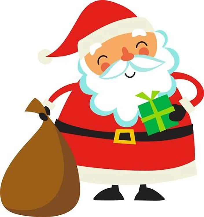 SANTA WITH PRESENTS